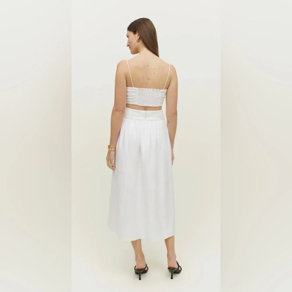 REFORMATION LOUISE TWO PIECE LINEN SET SIZE 12
